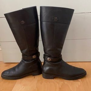 Coach Tall Riding Boots Size 8